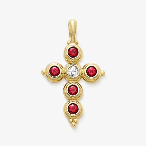 Lab-Created Ruby & Diamond