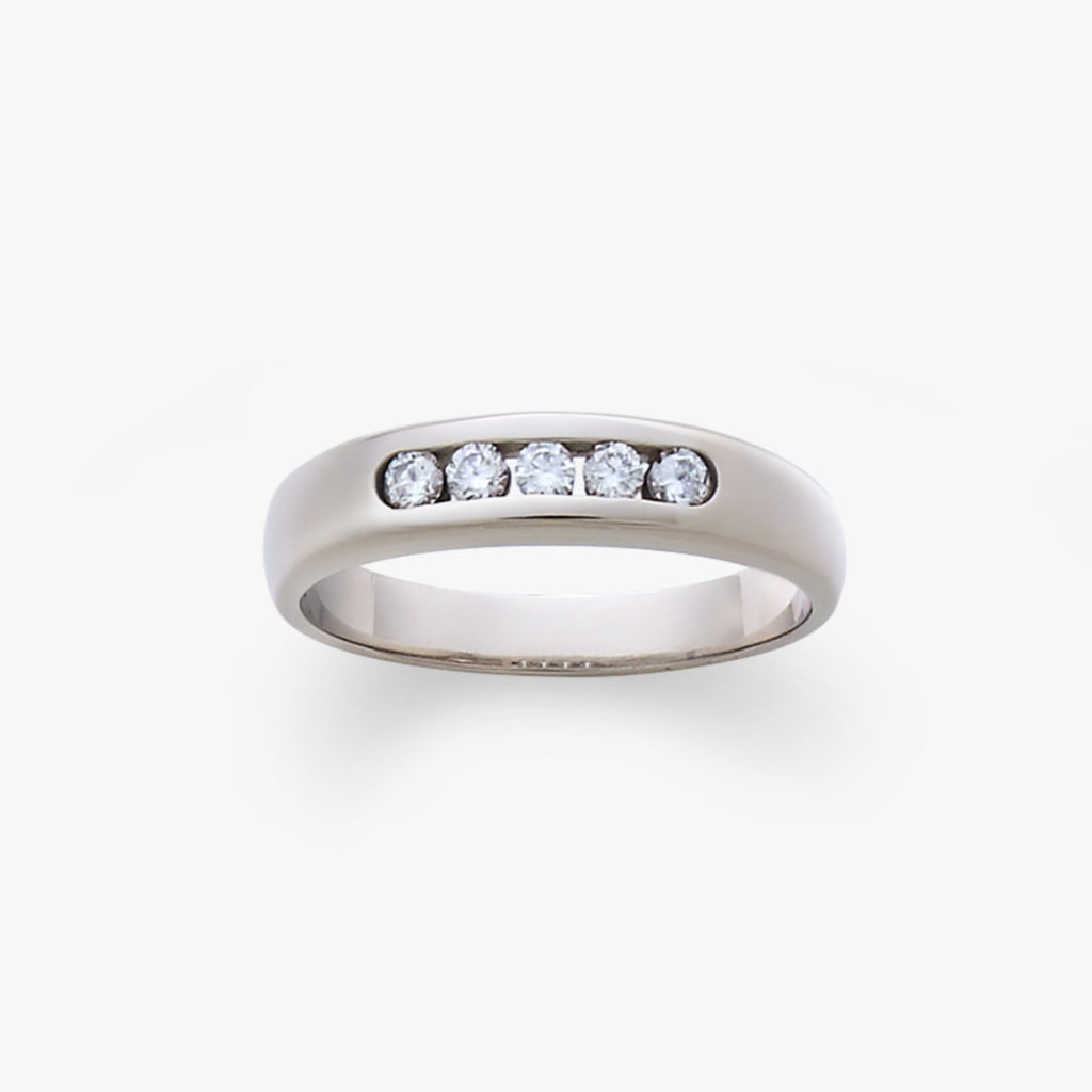 18K White Gold